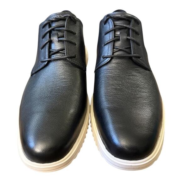 Cole Haan Grand + Plain Toe Oxford Black Leather Men size 13 NEW - Picture 3 of 6